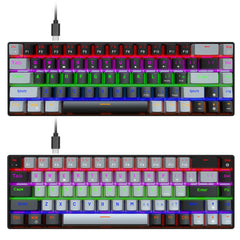 New 68 key RGB luminous esports game with blue and red axis mechanical keyboard laptop MAC 60%