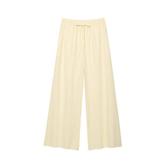 Elegant Solid Color Bubble Sleeve Blouse and Long Pants  Style Fashion Casual Loose Fit