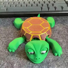 3D - printed Panicked Turtle Coaster: Insulated, for stress relief, doubles as mug base decor