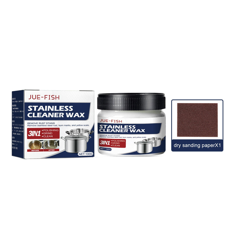Metal Polishing Wax, Household Kitchen Range Hood Pot Cleaning, Rust Removal, Grease Polishing Cleaner