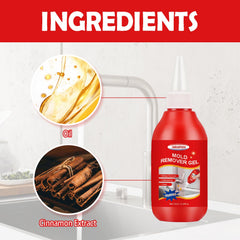 Mildew Remover Gel, Multi-Functional Mildew Remover Wall Tile Crevices Refrigerator Washing Machine Rubber Ring Cleaner