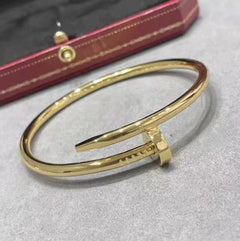Precision Thick Plating Head and Tail Diamond Fashion Three-Circle Full Diamond Couple Bracelet