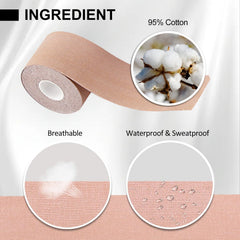 Invisible Elastic Fabric Chest Strap Anti-Sagging External Expansion Pull Up Chest Elastic Tape Invisible Chest Lift Tape