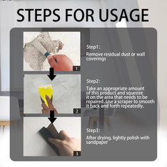 Wall Repair Paste, Face Repair And Renovation Cover Mildew Stains Household Wall Cracks Repair Paste