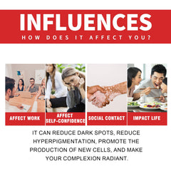 Dark Spot Whitening Cream, Lightening Yellow Brown White Spot Cream Dark Spots Correct Skin Tone Moisturize Skin Whitening