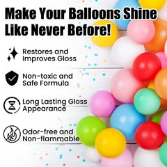 Balloon Shiny Spray, Balloon Safety Long-Lasting Gloss Appearance Polishing Brightening Spray