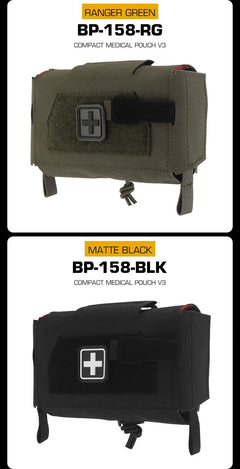 Compact Trauma Bag V3 GEN3 Style Agilit MD2 IFAK Tactical Medical First Aid Bag for Hunting Vest Plate Carrier Belt