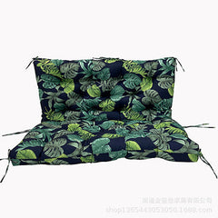 Outdoor 2/3-seater bench/swing cushions: thickened, with backrest, waterproof.