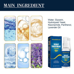 Scalp Treatment Essence Spray, Hair Care And Repair Damaged Hair Follicle Hair Root Treatment Spray