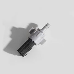 Barista tool: long - handle cleaning brush for coffee machine steam, with replaceable head to remove brew head dirt