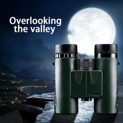 Military HD Compact Binoculars 8x32 Optics Telescope Zoom Powerful Vision Objective Lens Army Green for Hunting Sport USCAMEL