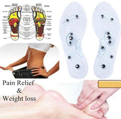 1Pair Shoe Gel Insoles Feet Magnetic Therapy Health Care for Men Comfort Pads Foot Care Relaxation Gifts