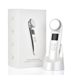 Ultrasound Introduction Instrument HailiCare Positive And Negative Ion Three-Color Light And Warm Cleaning Beauty Instrument
