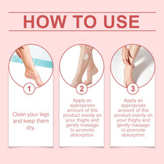 Herbal Leg Care Cream, Pamper And Massage Leg Skin To Relieve Leg Discomfort Daily Care Cream