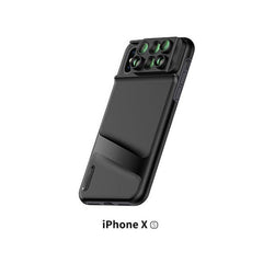 Camera Lens Phone Case for iPhone XR XS Max Fisheye Wide Angle Macro Lens Phone Cover Mobile Phone Lensese Case Full Coverage