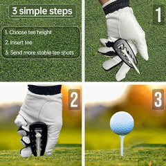 Adjustable Golf Tee Height Tool: Precision setter for consistent swings. Durable, easy - to - use training aid.