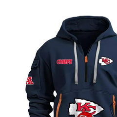 Men's Amazon Multi Pocket Zipper Hoodie