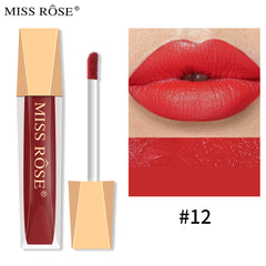 Matte Lip Gloss Liquid Pearlescent Lip Gloss Non Fading Non Stick Cup Velvet Lip Glaze Lipstick