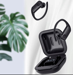 B1 TWS Bluetooth Earphones 5.0 Sports Sweatproof Hanging Ear with LED Digital Wireless Earphones Private Model