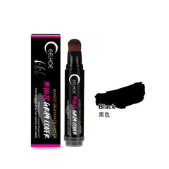 Disposable Plant Hair Stick, Hair Without Damage Repair Color Black Brown Quick White Hair Cover Stick
