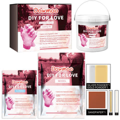 Couple Hand Model Clone Powder, Valentine's Day Diy Gift 3d Hand Model Crafts Creative Home Decoration