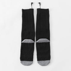 Heating socks, warm electric socks, USB charging long tube skiing socks, men's and women's winter heating and foot warming socks