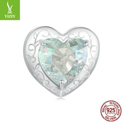 Silver Charm Original Forest Oasis Butterfly Ladybug DIY Bracelet Beads Spring Fresh s925 Pure Silver Beads