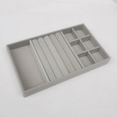 Velvet Stackable Jewelry Organizer, Portable for Rings, Earrings and Necklaces.