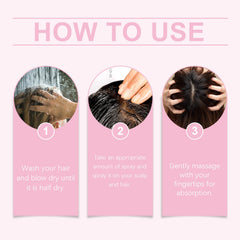 Hair Spray Nourishes Hair Follicles, Protects Hair, Nourishes Scalp, Hydrates And Smooths Hair Spray