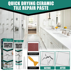 Tile Repair Paste Crack Repair Tile Quick Drying Adhesive Marble Bathtub Furniture Toilet