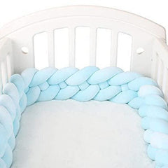 Woven baby bed surround anti-collision strip four strand Fried Dough Twists braid wrapped around the bed surround ins baby child