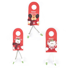 New Christmas Decorations Window Display Pendant Cartoon Old Man Snowman Doll Christmas Fabric Door Hanging