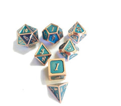 New font Dungeons & Dragons 7pcs/set Creative RPG Dice