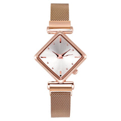 Women Square Watch Luxury Ladies Quartz Magnet Buckle Gradient Color Watches Relogio Feminino For Gift Clock
