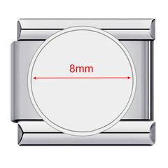 DIY Personalized Photo Picture Frame Making Titanium Steel Watch Band Chain Fashion Splicing Modular Bracelet