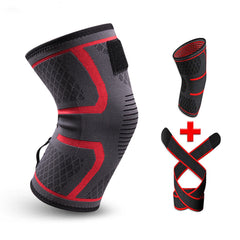 1PC New Band Removable Pressurized Knee Pads Braces Knee Support Crossfit Fitness Running Sports Knee Protector Knee Sleeve