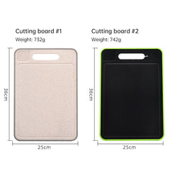 Double Sided Quick Thawing Cutting Board, Aluminum Alloy Spray Cutting Board, Household Cutting Board with Sharpener