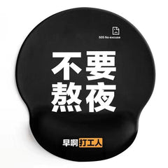 Bear mouse pad wrist mouse pad girls soft pad cute wrist pad 3d silicone wrist pad hand rest
