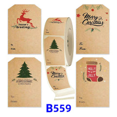 Christmas gift stickers decorative sealing sticker Merry Christmas Reward Self-adhesive labels Children's Day party