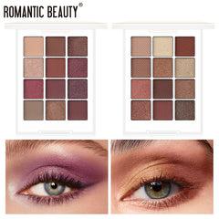 Romantic Beauty Makeup For Eye Ins Hot Sale Eye Shadow Disk 12 Color Eye Shadow