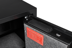 Biometric fingerprint Rifles with Magnetic induction light