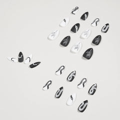 Dark Snake Pattern Mandarin Duck Wearing Manicure Fake Nail Manicure Patch Nail Patch Waterproof Removable Nail
