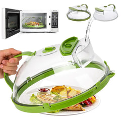 Microwave anti splash cover heat-resistant food heating cover food preservation cover oil proof cover