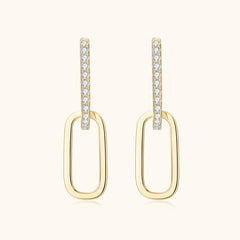 925 Sterling Silver Moissanite Earrings