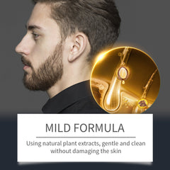 Facial Hair Cleansing Mousse Moisturizes And Moisturizes Men's Facial Hair Care Beard