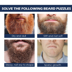 Facial Hair Care Oil Strengthens Root And Moisturizes And Brightens Men's Facial Hair