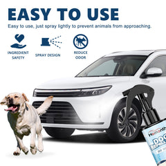 Car Tire Safety Dog Repellent Spray, Tire Protection Portable And Effective Animal Repellent