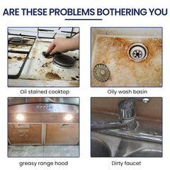 Protective Kitchen Cleaner, Range Hood Kitchenware Heavy Oil Cleaning Strong Decontamination