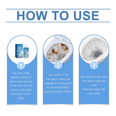 Toilet Stain Remover, Toilet Seat Portable Clean Ceramic Stains And Urine Stains