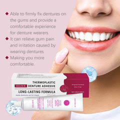 Denture Fixing Adhesive Thermoplastic Fixing Dentures Modifies Teeth For Comfort And Beauty